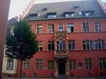 Freiburg im Breisgau,   Haus zum Walfisch , 1514-16 erbaut, umfassender Umbau 1909-11, nach Bombardierung 1947-48 wieder aufgebaut, von 1529-31 lebte hier der berhmte Gelehrte und Humanist Erasmus