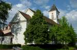 Freiburg im Breisgau, die kath.Kirche St.Blasius im Stadtteil Zhringen, 1822-24 im Weinbrennerstil von seinem Schler Christoph Arnold erbaut, Mai 2011