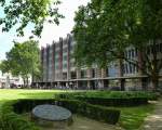 Freiburg, das Kollegiengebude II der Universitt, 1964 erffnet, Mai 2014