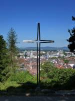 Freiburg, das Kreuz auf dem Schloberg, Juni 2014