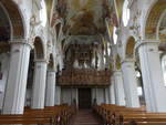 Bad Schussenried, Orgelempore in der Klosterkirche St.