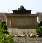 Schallstadt im Markgrflerland, Denkmal fr die Gefallenen der beiden Weltkriege, April 2014