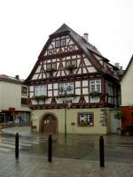 Birkenfeld, Rathaus von 1584 an der Hauptstrae (31.08.2014)