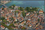 Das Mnster Unserer Lieben Frau und die Stephanskirche prgen die Siluette der Altstadt von Konstanz.