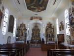 Wangen im Allgu, Altre in der Spitalkirche zum heiligen Geist, erbaut von 1719 bis 1723 (20.02.2021)