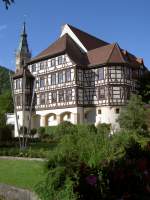 Bad Urach, Residenzschloss, erbaut 1443, Kreis Reutlingen (03.08.2008)