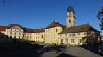 Schloss Bartenstein, erbaut von 1710 bis 1712 auf einem Bergsporn ber der Ette (15.10.2017)