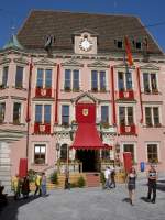 Kaufbeuren, Rathaus erbaut von 1879 bis 1881 von Georg von Hauberisser (14.07.2007)