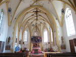 Haiming, sptgotischer Innenraum der Pfarrkirche St.