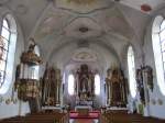 Mnsing, Maria Himmelfahrt Kirche, Chor sptgotisch, barockisiert in der zweiten Hlfte des 17.