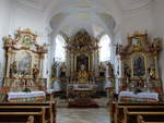 Sattelpeilnstein, barocke Altre von 1728 in der Pfarrkirche St.