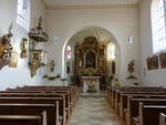 Vilzing, barocker Innenraum der Pfarrkirche St.
