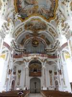 Osterhofen, Orgelempore der Basilika St.