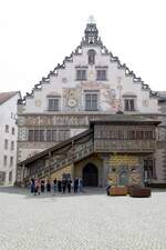 LINDAU (Bodensee), 07.05.2023, die Nordseite des Alten Rathauses