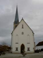 Aschau am Inn, Maria Himmelfahrt Kirche, erbaut im 15.