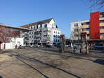 Senden, Huser und historisches Tor am Kirchplatz (24.03.2022)