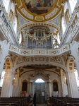 Oberelchingen, Orgelempore in der Klosterkirche St.