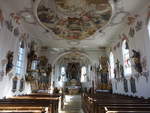 Unterroth, Innenraum der Pfarrkirche St.