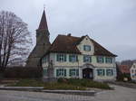 Ergersheim, Altes Pfarr- und Schulhaus, erbaut 1765 durch  Johann David Steingruber, Ev.