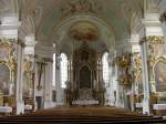 Klosterkirche Asbach, erbaut von 1771 bis 1780 unter Abt Rupert II.