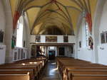 Hochsttt, Orgelempore in der gotischen St.