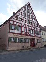 Heideck, Gasthaus zum Lindwurm, stattlicher Giebelbau, erbaut im 18.