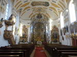 Mariakirchen, barocker Innenraum der Pfarrkirche Maria Himmelfahrt (20.11.2016)