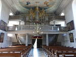 Wipfeld, Orgelempore in der Pfarrkirche St.