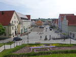 Ottobeuren, Marktplatz mit ehemaliger Pfarrkirche St.