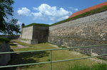 Weienburg, die mchtigen Mauern der Festung Wlzburg, erbaut um 1600, Mai 2012