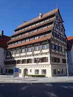 Memmingen, Siebendcherhaus, erbaut 1601 als Trockenhaus der Gerber (22.02.2020)