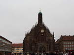 Die Frauenkirche, heute rmisch-katholische Stadtpfarrkirche Unserer Lieben Frau, in Nrnberg an der Ostseite des Hauptmarkts am 04.