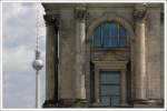 Fernsehturm und Reichstag.