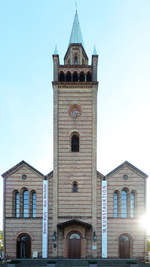 Die im Mai 1846 eingeweihte evangelische St.-Matthus-Kirche in Berliner Stadtteil Tiergarten.