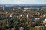 Blick vom Funkturm ber Berlin Richtung NW.