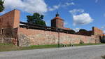 Beeskow, Teil der Stadtmauer an der Mauerstrae (08.08.2021)