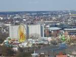 Zu sehen ist hier   Der Dom  - eines der grten Feste Hamburgs - Aufgenommen am 02.04.13.