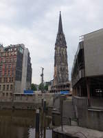 Hamburg, Kirchturm des Mahnmals St.