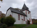 Gonterskirchen, evangelische Kirche, erbaut von 1250 bis 1270 (31.10.2021)