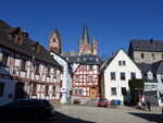 Limburg, Blick ber den Bischofsplatz auf den Dom St.