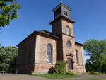 Wittelsberg, evangelische Kirche, erbaut 1844 auf dem Kirchberg (14.05.2022)