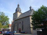 Romrod, evangelische Stadtkirche, erbaut von 1676 bis 1690 (14.05.2022)