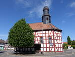 Ruppertenrod, evangelische Fachwerkkirche, erbaut 1710 (14.05.2022)