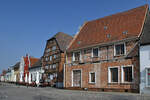 Alte Stadthuser in Wismar.