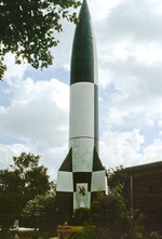 Ballistische Rakete A4 im Museum Peenemnde auf Usedom.