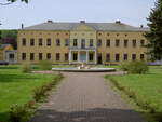 Semlow, klassizistisches Herrenhaus, erbaut bis 1825 durch den Baumeister  Friedrich Wilhelm Buttel (22.05.2012)