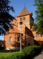 Bassum, Gotische Backstein Stiftskirche, erbaut im 12.