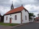 Holzerode, evangelische Kirche, erbaut 1738 (29.06.2023)