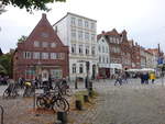Lneburg, historische Huser am Platz Am Sande (26.09.2020)