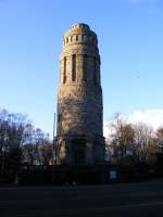 Der Bismarckturm im Bochumer Stadtpark am 19.